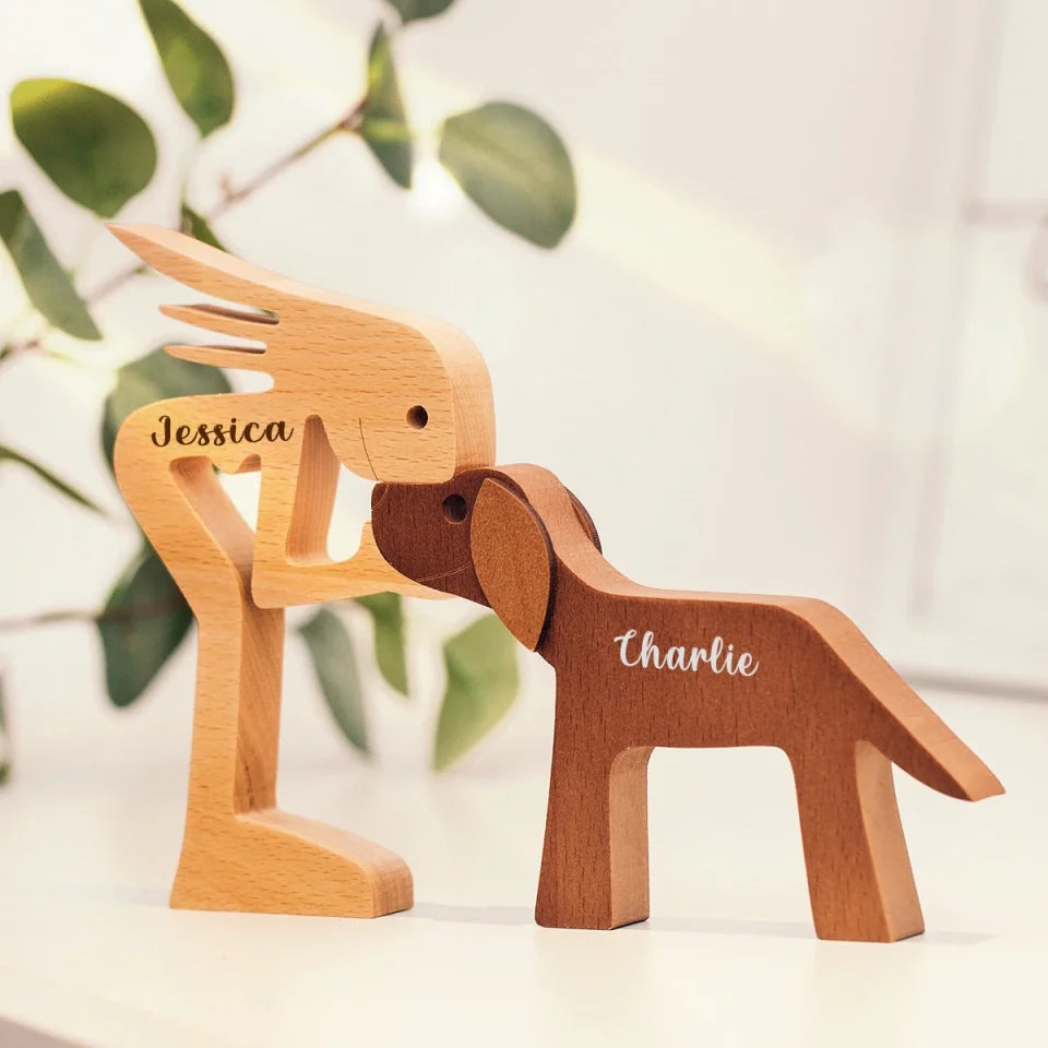 Personalized Custom Wooden Pet Carvings - The Love_ (4)